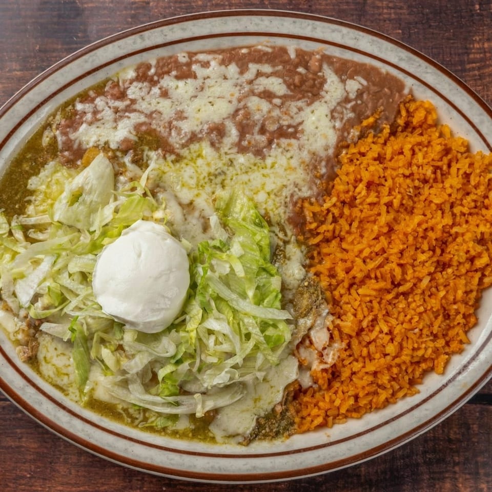 Enchiladas Verdes.