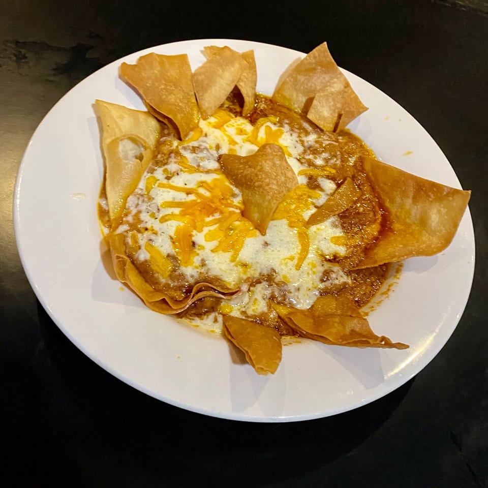 Hot Frijoles Con Queso.