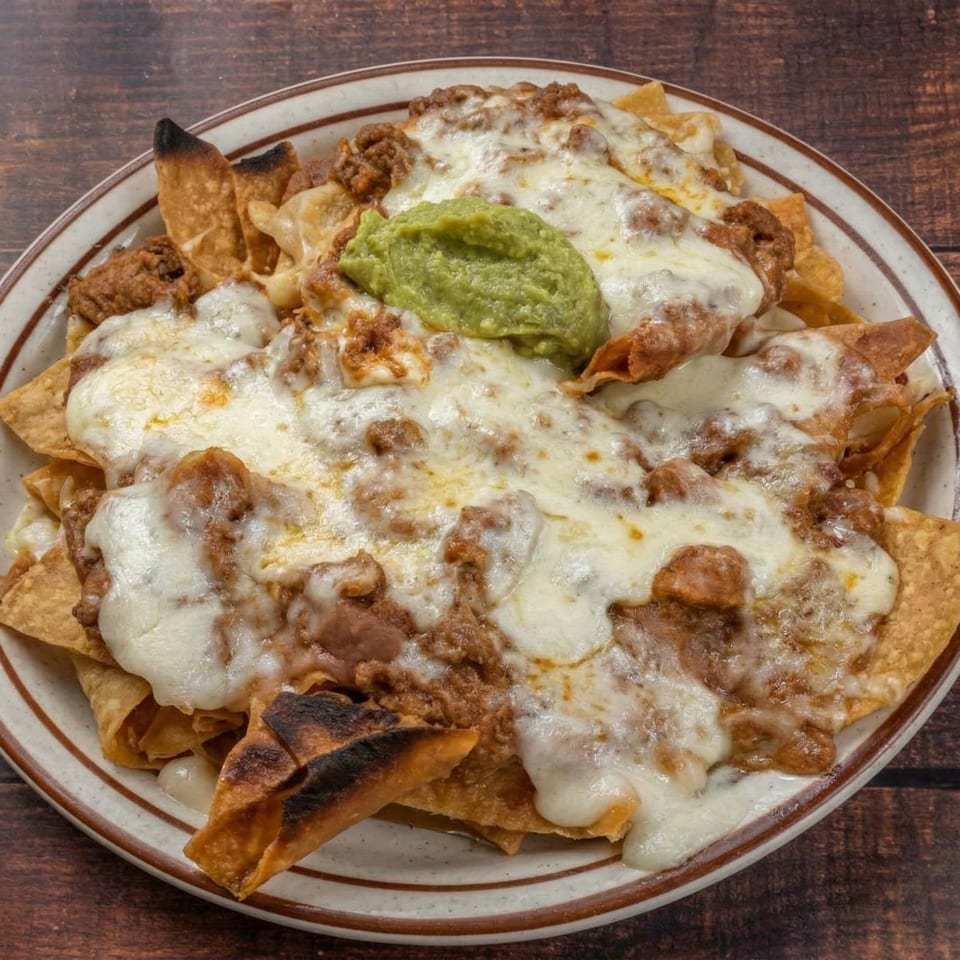 Fancy Flour Nachos.