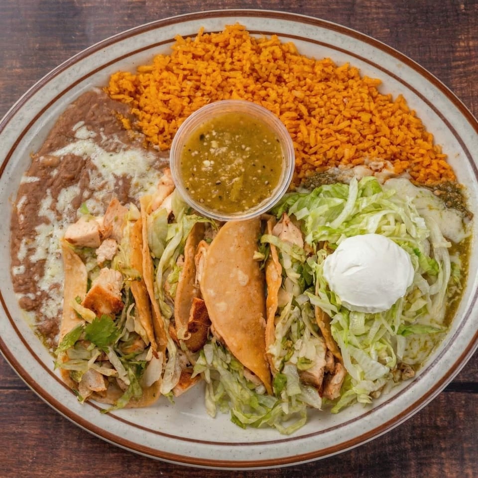 Rico Taco Plate.